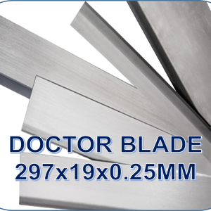 DOCTOR BLADE 297x19x0.25MM