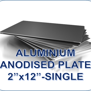 ALUMINIUM ANODISED PLATE 2"x12"-SINGLE